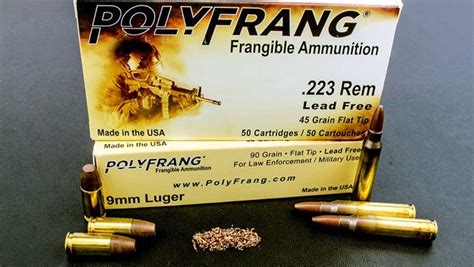 test on 9mm bullets that disintegrate on impact|Frangible Ammunition: Pros, Cons & Myths .